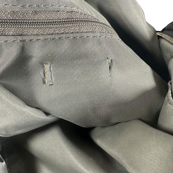 L.K. Bennett Brown Leather Suede Shoulder Bag Tote Slouchy Classic Elegant - Picture 7 of 13